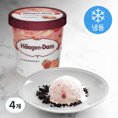 하겐다즈 파인트 스트로베리 (냉동), 473ml, 1개입, 4개