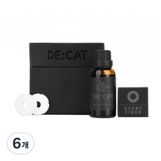 디캣 차량용 방향제 30ml 리필, 6개, 러브스펠