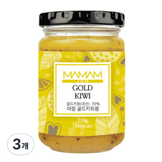 마맘 골드키위잼, 235g, 3개