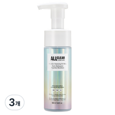 올클리어 미셀라 클렌징 오일 휩, 150ml, 3개