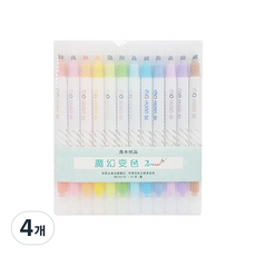 DOnG-A Pms 魔法裝飾螢光筆 12色組, 混合顏色, 48個