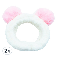 B2WIN 漂亮可愛洗臉髮帶 9#, 2個, 混合顏色