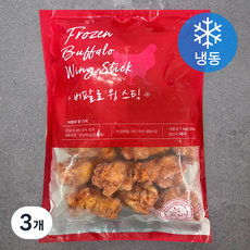 버팔로 윙 스틱 (냉동), 1kg, 3개
