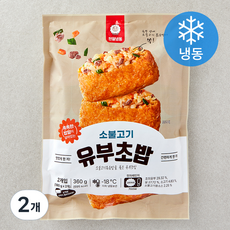 천일냉동 소불고기 유부초밥 (냉동), 360g, 2개