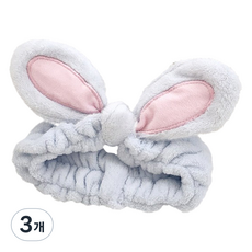 비투윈 예쁜 귀여운 세안밴드 53#, 3개, 혼합색상