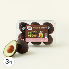 돌 필리핀산 Right Now 바로먹는 후숙 아보카도, 1kg(5~7개입), 3개