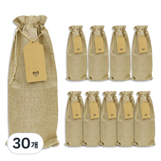 골든래빗 와인C 내추럴 와인 포장백 15 x 36 cm, 베이지, 30개