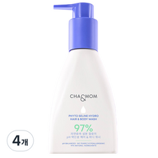차앤맘 피토세린 하이드로 헤어 & 바디 워시, 300g, 4개