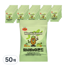 머거본 와사비맛 아몬드, 50개, 10g
