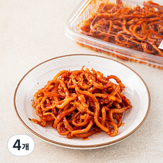 식탁위의사계 녹선 매콤 진미채 볶음, 110g, 4개