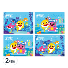 몽땅 핑크퐁 뜯어쓰는 스케치북 4권, 345 x 248 mm, 30매, 2세트