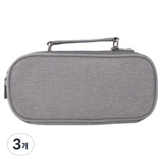 대용량 파우치 필통 R99262, 그레이, 3개