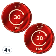 AAHM 壓克力時間籌碼, 紅色, 4個