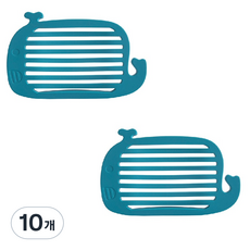 Dahaeyu Dining 可愛矽膠肥皂收納盒 鯨魚造型, 48g, 10個