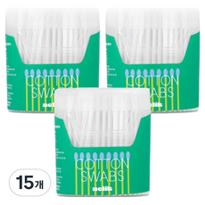 雙頭紙軸棉花棒, 200入, 15個