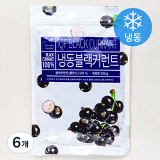 딜라잇가든 블랙커런트 (냉동), 500g, 6개