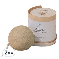에리제론 올인원 약산성 뷰티볼 샴푸바 어성초그린 120g + 자작나무 패키지, 2세트