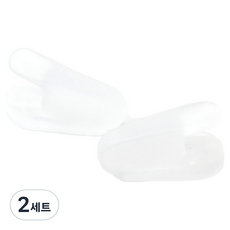 Luneon 多用途小拇趾腳趾分隔器 左右一組 透明色, 2套