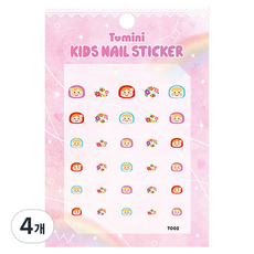 Tomini 兒童指甲貼, 4個, T002