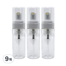 VICDREAM 化妝品分裝空瓶 起泡瓶 50ml EB-07, 混合顏色, 9個