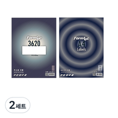 Formtec 地址標籤 6格 LS-3620 100張 + 全張標籤 20張, 2套