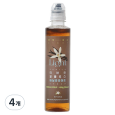 티바인 알룰로스 바닐라 라이트 시럽, 400g, 4개