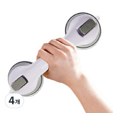 Itemtrade 強力吸盤把手 01 灰色, 4個