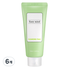 EasyMind 保濕膠原蛋白泡沫洗面乳, 100ml, 6條