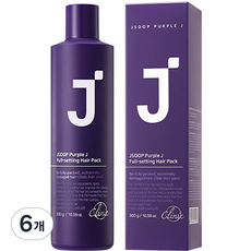 제이숲 퍼플제이 풀세팅 단백질 헤어팩, 300ml, 6개