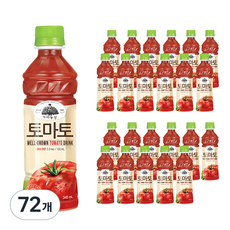 가야농장 토마토농장 주스, 340ml, 72개