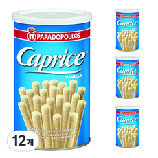 Caprice 香草風味威化捲小吃棒, 115g, 12個