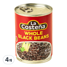 라코스테냐 홀블랙빈스, 560g, 4개