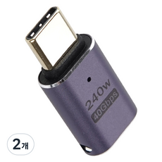 Coms USB 4.0 Type-C轉Type-C GEN3 240W 40Gbps 轉接頭, 2個