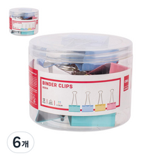 deLi 得力 金屬雙夾 1號 E8551A 12入, 51mm, 6罐