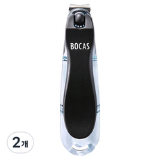 BOCAS 旋轉式指甲剪 76 x 20 mm, 2個, BLACK