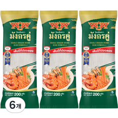 DoubleDragonBrand Bin Vermicelli綠豆冬粉, 200g, 6個