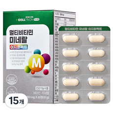 이너랩 멀티비타민 미네랄 이지퍼펙트, 60정, 15개