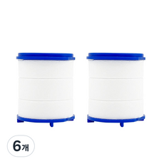 더쎈 세면기용 리필필터, 6개