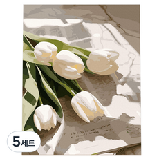 플레이어바웃 유화 그림 DIY 명화그리기 40 x 50 cm 세트, 모닝 페이지(PM015), 5세트