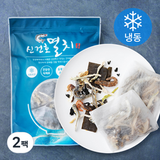 신건호멸치 국내산 7종 통원물 밴댕이 다시팩 (냉동), 15g, 20개입, 2개