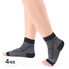 cofv 運動護踝 左右套組, 4套, 黑色