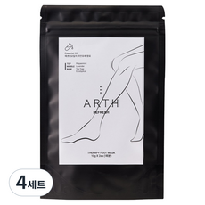 어스향수 테라피 풋마스크 10g 양발착용 세트 리프레쉬, 4세트