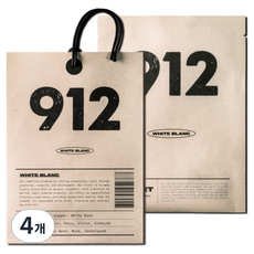 912 샤쉐 실내용 걸이형 방향제, 화이트 블랑, 4개, 40g