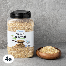 대구농산 씻어나온 국산 영광 쌀찰보리, 4kg, 4통