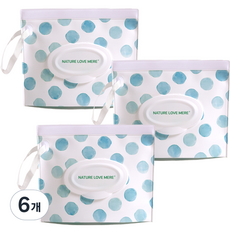 NATURE LOVE MERE 乾巾分裝袋, 水滴, 6個