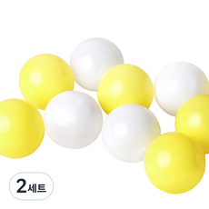 조이올리 볼풀공 200p, 엘로우+화이트, 2세트
