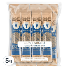 KOREAN RED GINSENG FARMER 真蔘名家 6年根紅蔘精基本款條狀量販包 30入, 5個, 10g