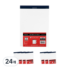 OXFORD 素色法律便條紙 A4, 白色, 60張, 24個