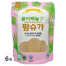 헤세드 공정무역 유기농 팔미라 팜슈가, 300g, 6개