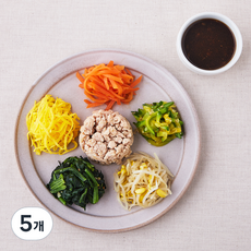 정미경키친 킨더가든 엄마랑 함께먹는 비빔밥 키트 닭고기, 195g, 5개